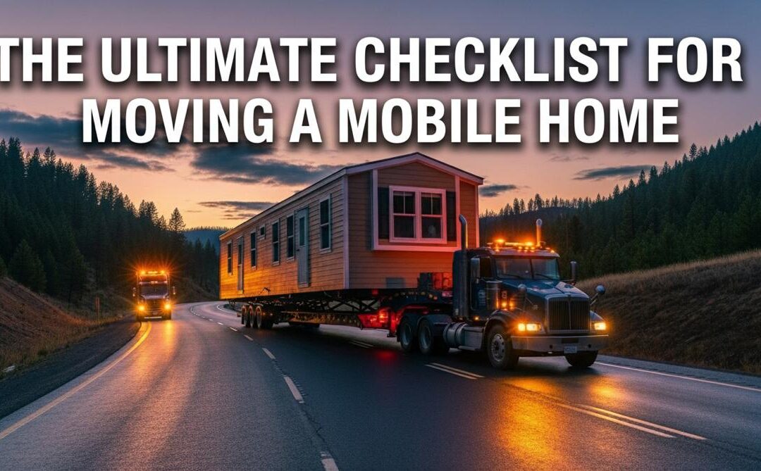 The Ultimate Checklist for Moving a Mobile Home